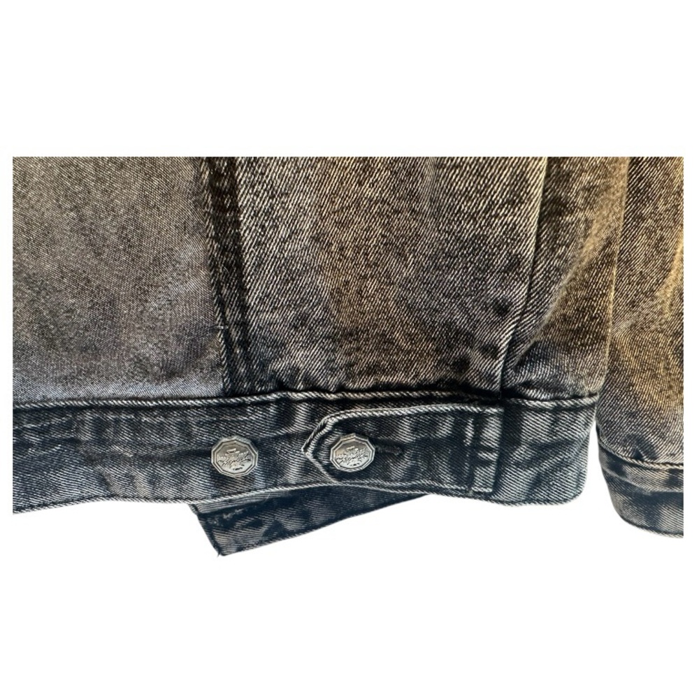 Crazy Train Black Jean Jacket - Picture 4 of 9